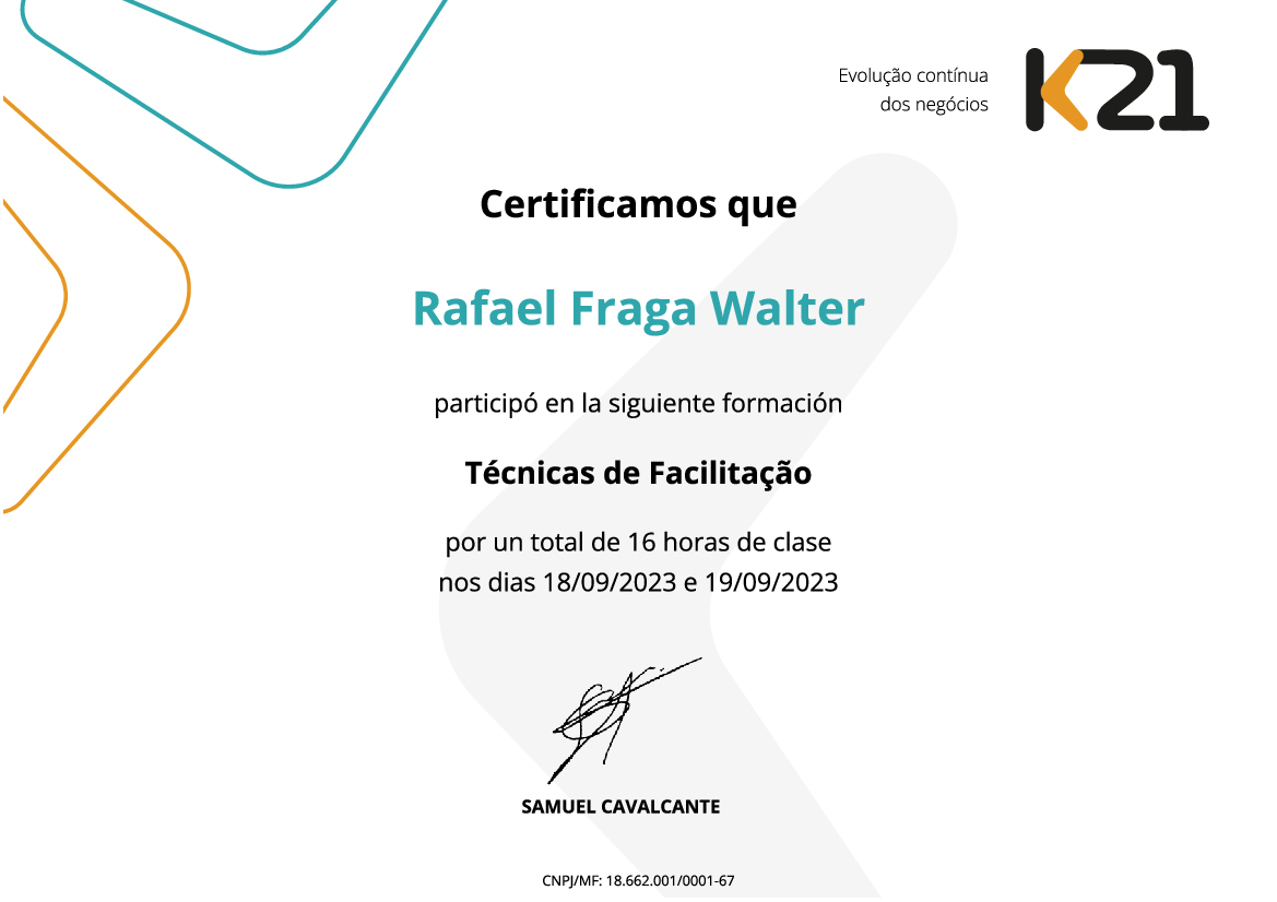 Certificado K21
